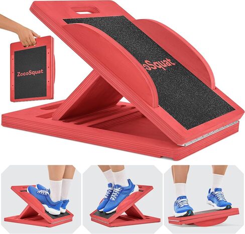 Slant Board Turns Into Balance Board - Premium Calf Stretcher and Wobble Board for Effective Calf Stretching and Squats in Saudi Arabia