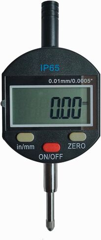 Measurement Indicator, Digital Dial Gauge 0-12.7 mm (0-0.5 in) for 3D Printers, CNC Machines, Workshops, CNC Machines, Table Saws and More(Percent 12mm) in Saudi Arabia