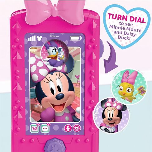 Disney Junior Minnie Mouse Bowfabulous Bag Set, 7-Piece Dress Up and Pretend Play Toy Purse, Kids Toys for Ages 3 Up by Just Play in Saudi Arabia