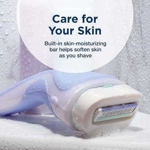 Schick Intuition Razors for Women Variety Pack with 1 Razor Handle & 4 Intuition Razor Blades Refill | Shaving Kit Women, Girls Shaving Kit Beginners, Razor Gift Set for Women, Razor Starter Kit in Saudi Arabia