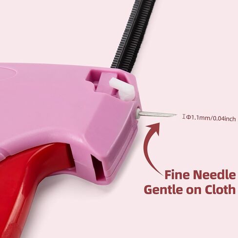 Stitchy Quick Clothing Fixer, Mini Stitch Gun for Clothes, Tagging Gun for Clothing, Comes with 2 Fine Needles, 2000 Black & 2000 White Fasteners, Clothing Stitch Gun Tag Gun for Clothes in Saudi Arabia