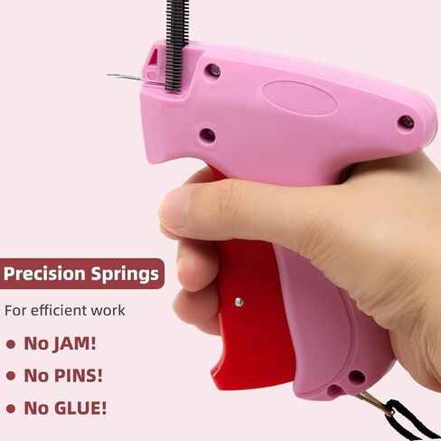 Stitchy Quick Clothing Fixer, Mini Stitch Gun for Clothes, Tagging Gun for Clothing, Comes with 2 Fine Needles, 2000 Black & 2000 White Fasteners, Clothing Stitch Gun Tag Gun for Clothes in Saudi Arabia
