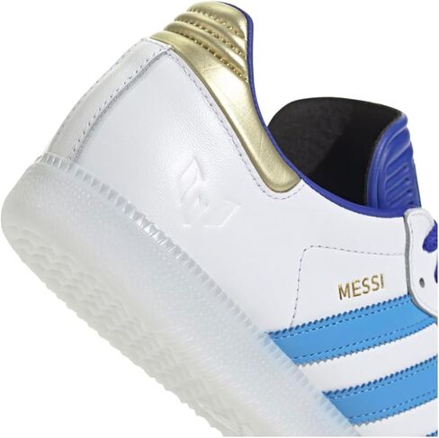 Adidas Samba LT Mens Shoes, Crystal White/Dark Blue/Gum 5, Size 11.5 in Saudi Arabia