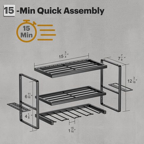 Power Tool Organizer Wall Mount with Charging Station, 7/8 Slots for Cordless Drill Hanger Storage, Tool Battery Holde with 4 Outlet Power Strip, Drill Holder Heavy Duty Garage Organizers in Saudi Arabia