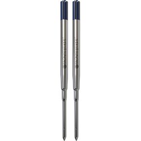 Ballpoint Refill to Fit Parker Style Ballpoint Pens, Extra Fine, Pack of 2, Blue/Black (P112BB)