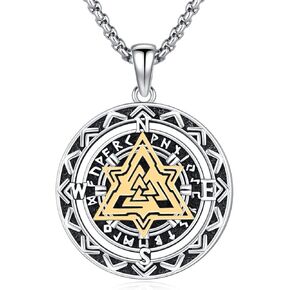 925 Sterling Silver Compass Necklaces Compass Pendant Jewelry Travel Necklace Inspirational Graduation Jewelry for Women and Men Birthday Holiday Valentine's Day Christmas