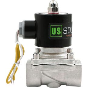 1/2" Stainless Steel Electric Solenoid Valve 110V AC Normally Closed VITON
