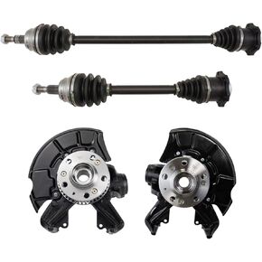 TRQ Front CV Axles & Steering Knuckles Fits 2012-2017 Toyota Camry