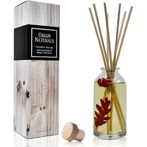 Urban Naturals Lemon Verbena Reed Diffuser Set with Reed Sticks | Tart, Citrus with fruity notes of Bergamot & Greens | A Cheerful Gift Idea | Made in The USA