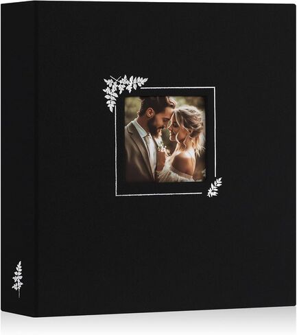 Lanpn Scrapbook Photo Album 12x12, Linen Window Design Cover Top Load 3 Ring Folder Binder Photobook Photo Book 12 x 12 inch with 30 Plastic Sleeves 60 Pages Beige in Kuwait