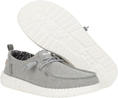 Hey Dude Wendy Chambray Grey Size 7, Women’s Shoes, Women’s Slip-on Loafers, Comfortable & Light-Weight in Saudi Arabia