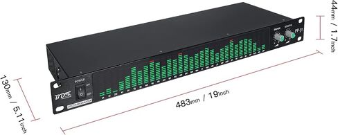 BDS PP-31 محلل طيف الصوت الرقمي الأزرق عرض 1U طيف الموسيقى VU متر 31 قطعة in Kuwait