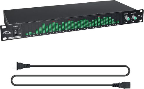BDS PP-31 محلل طيف الصوت الرقمي الأزرق عرض 1U طيف الموسيقى VU متر 31 قطعة in Kuwait