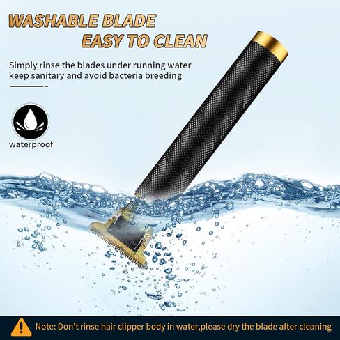 soieho ماكينة تشذيب الشعر للرجال، ماكينة حلاقة شعر كهربائية احترافية ماكينة حلاقة اللحية الكهربائية ماكينة تشذيب الشعر الكهربائية على شكل حرف T، ماكينة قص الشعر بدون فجوة مع أمشاط توجيه، أسود in Kuwait