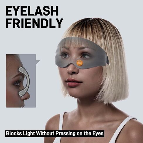 Eye Massager, Bluetooth Music Heated Massager for Migraines, Relax and Reduce Eye Strain Dark Circles Eye Bags Dry Eye Improve Sleep, Massage with adjustable levels,Ideal Gifts for Women Medium (Grey) in Saudi Arabia