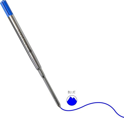 Ballpoint Refill to Fit Parker Style Ballpoint Pens, Extra Fine, Pack of 2, Blue/Black (P112BB) in Kuwait