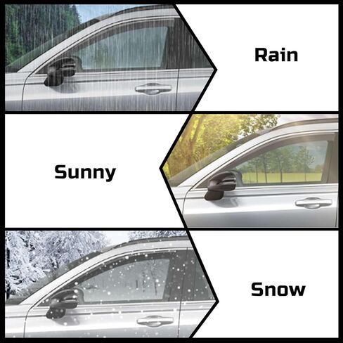 4PS Side Car Window Visor Rain Guards Vent Deflectors Fits for Jeep Cherokee 2014-2023 Rain Shields Window Visor Window Deflectors (Polycarbonate) in Kuwait