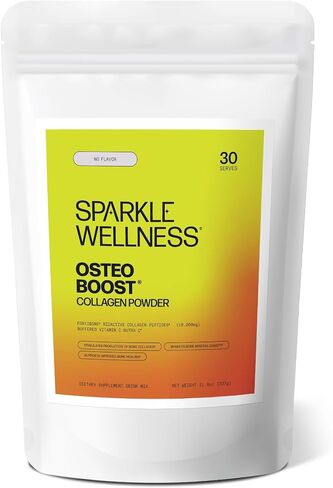 Osteo Boost (Orange) [30 Serves] | Collagen Powder Supplement | FORTIBONE Bioactive Collagen Peptides and Buffered Vitamin C Nutra C | Bone Supplements in Saudi Arabia
