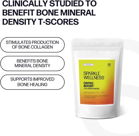 Osteo Boost (Orange) [30 Serves] | Collagen Powder Supplement | FORTIBONE Bioactive Collagen Peptides and Buffered Vitamin C Nutra C | Bone Supplements in Saudi Arabia