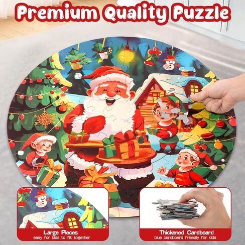 Jigsaw Floor Puzzle Toys for Kids - 70 Piece Large Toddler Puzzles for Kids Ages 3-6 Years Old - Educational Toy Birthday for Girls Boys 3 4 5 6 7 8 in Saudi Arabia