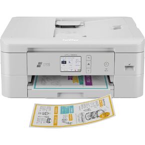 Brother Print & Cut MFC-J1800DW Wireless Color All-in-One Inkjet Printer with Automatic Paper Cutter | Includes 4 Month Refresh Subscription Trial(1), Amazon Dash Replenishment Ready