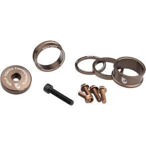Wolf Tooth Anodized Espresso Color Kit Water Cage Bolts Stemcap 5mm Spacers 3mm 5mm 10mm 15mm