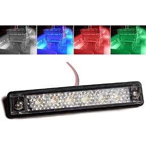 | 4 "LED RGBW سطح جبل مجاملة سائق داخلي جبل ضوء القارب | لهجة RV | السطح الخارجي الداخلي قمرة القيادة T الأعلى | مقاوم للماء IP67