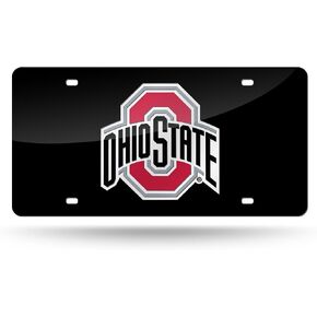 Rico Industries NCAA Unisex-Adult Laser Inlaid Metal License Plate Tag
