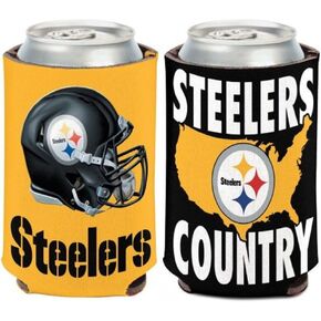 WinCraft Pittsburgh Steelers Can Cooler Slogan Design