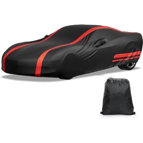 ISSYAUTO Full Car Cover Compatible with C6 Corvette 2005-2013, Custom Fit C6 Cover UV Resistant Outdoor Rain Snow Protection All Weather Protection