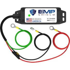 EMP Shield – Micro Vehicle EMP Protection 12 Volt DC for Car and Truck (DC-12V-Micro) Lightning, Solar Flare, and Surge Protection