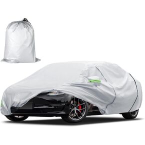Cab Cover for Jeep Wrangler 2 Door 1987-2023 & Top off, Migaven Waterproof Jeep Wrangler Rain Covers 2 Door with Driver Door Zipper All Weather Snow Rain UV Protection