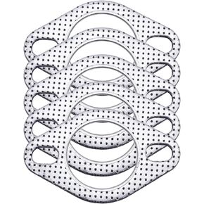 5 PCS Universal Fitment High Temperature Exhaust Gasket 2-Bolt 2 inch 51mm Exhaust Flange