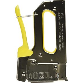 مسدس تدبيس Acme Staple 654025B 25A مع تاج مجلة تحميل سفلي، 1/4 بوصة، أسود