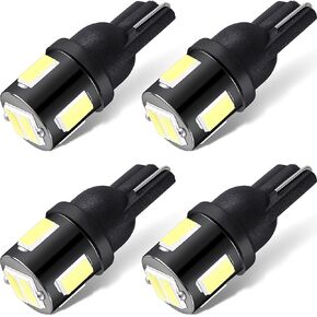 906 لمبات LED 5630 LED T10 قاعدة بحرية للقوارب البحرية لمبة إضاءة بديلة لمبة إضاءة شاملة على شكل مرساة أضواء ملاحة لقوارب الكاياك الشراعية والقوارب العائمة DC12V أبيض (4) in Kuwait