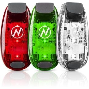 KayaLuma LED Kayak Lights (3 Pack) | Clip On IPX5 Waterproof Marine Navigation Lights for Night Kayaking, Canoeing, Boating, Fishing | High Visibility Kayak Accessories