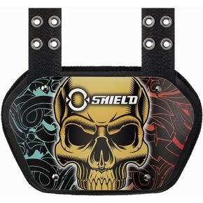 لوحة خلفية لكرة القدم من O Shield، وسادات أسفل الظهر للاعبي كرة القدم، واقي خلفي، سلسلة الطاقة - جمجمة قوية، ملائكة وشياطين، قوة الختم