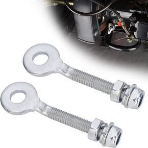 10MM M8 Chain Axle Adjuster, Compatible with 50cc 70cc 90cc 110cc 125cc 250cc Buyang TaoTao Kazuma Chinese Coolster Peace ATV 4 wheeler Quad Dirt Bike Parts