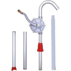 LYCARESUN 15 to 55 Gallon Drum Pump, Aluminum Barrel Pump Hand Liquid Transfer, Hand Siphon Barrel Pump, Hand Drum Pump for Diesel, Kerosene, Hydraulic Fluid