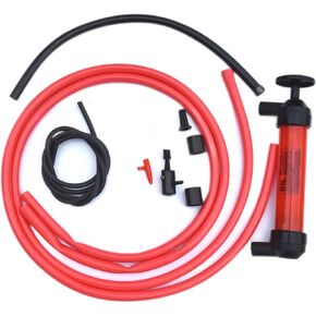 Koehler Enterprises Fuel Pump for Gas, Oil, and Liquids, Transfer Pump Kit for Automotive and Home, Safety Siphon, Green