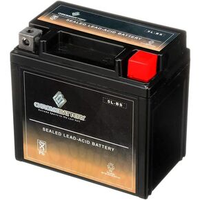 CB CHROMEBATTERY YTX5L-BS أداء عالي - صيانة مجانية - بطارية دراجة نارية AGM مختومة