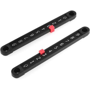 Football Score Counter 2PCS 0 to 9 Portable Black Table Football Air Hockey Goal Counter Keeper Record Scoring Marker