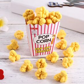 8Pcs/Set Food Erasers Puzzle Erasers Fried Chicken Erasers for Kids Cute Fun Novelty Food Erasers for Student School Supplies