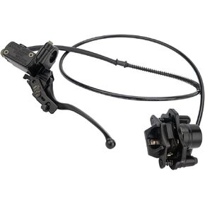Rear Hand Hydraulic Disc Brake Master Cylinder Caliper for Chinese ATV Quad TaoTao Buyang Coolsport Kazuma 50cc 70cc 90cc 110cc 125cc Go Karts Brake Kit Mini Bike Brake Caliper