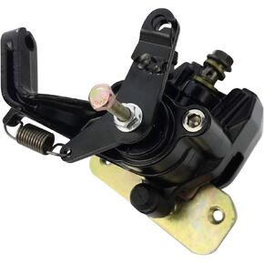 M MATI Rear Brake Caliper Assembly with Parking Brake for Honda TRX250X TRX300EX TRX300X Fourtrax Sportrax with Bracket & Brake Pads 43250-HM3-305