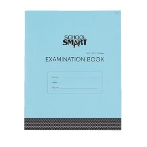 School Smart Examination Blue Book with 16 Pages, 8-1/2 x 11 Inches, Pack of 50 Books
