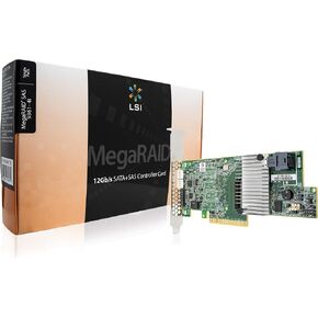 LSI LSI00415 MegaRAID SAS 9361-4i 4-Port 12Gb/s SAS+SATA PCI-Express 3.0 Low Profile RAID Controller, Single