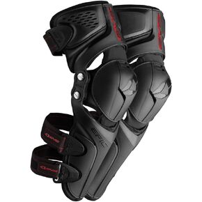 EVS Sports unisex adult KNEE, Standard US, Black/Black, Small / Medium