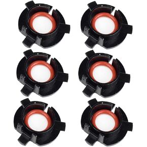 6 قطع LED العلوي محول التجنيب حامل المقبس LED المصباح لمبة الألومنيوم محول ل H7 سيارة Led العلوي سطح السفينة K3 K4 K5 in Kuwait