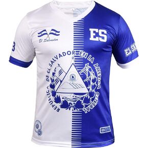 Fury El Salvador Soccer Jersey - El Salvador Shirt - El Salvador Men/Women/Unisex Short Sleeve